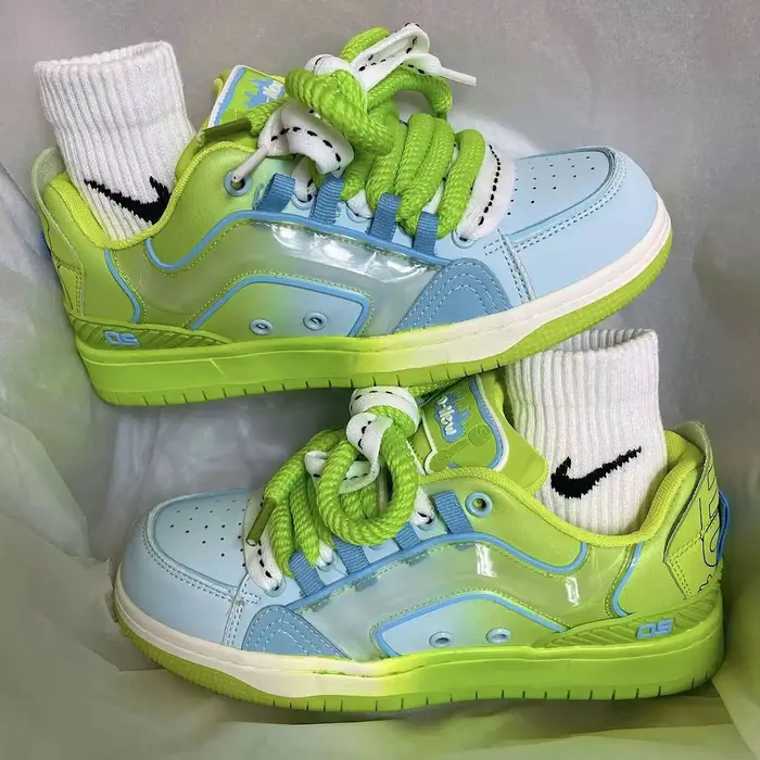 Baskets Colorées de Haute Qualité pour Homme et Femme, Chaussures à Plateforme, Respirantes, Confort