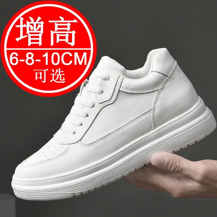 Chaussures d'ascenseur de luxe hommes femmes baskets hauteur augmentant chaussures invisibles 10CM r