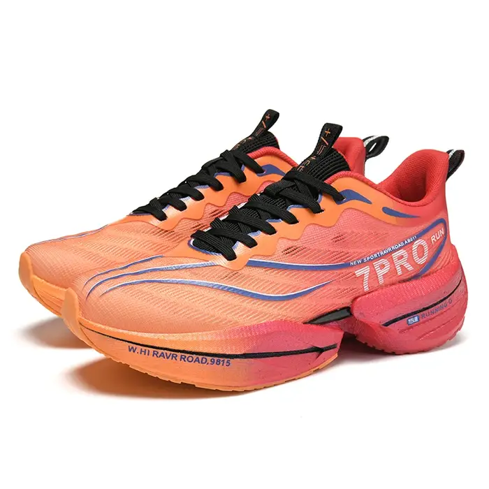 Chaussures de course Marathon avec plaque en carbone