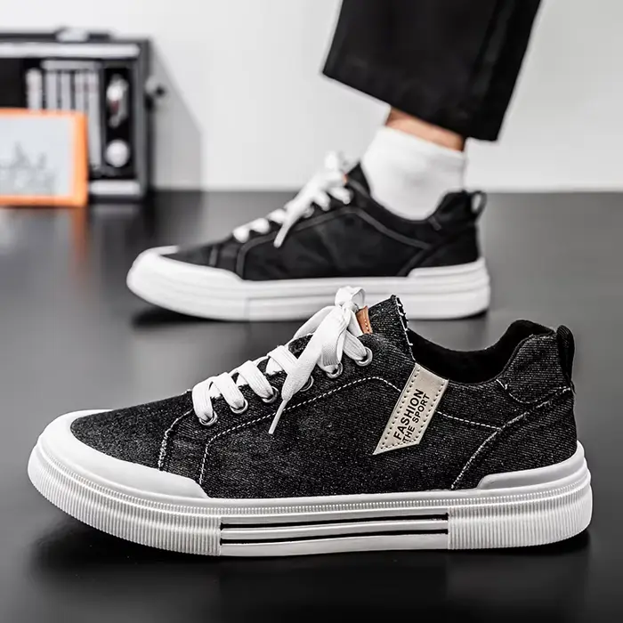 Chaussures en toile, chaussures de sport décontractées pour hommes