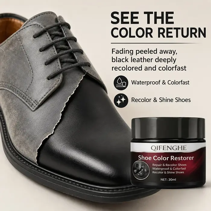 Baume de Restauration de Couleur pour Chaussures