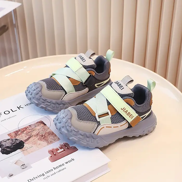 Chaussures de sport pour garçons et filles, baskets d'automne en maille à semelle souple, confortabl