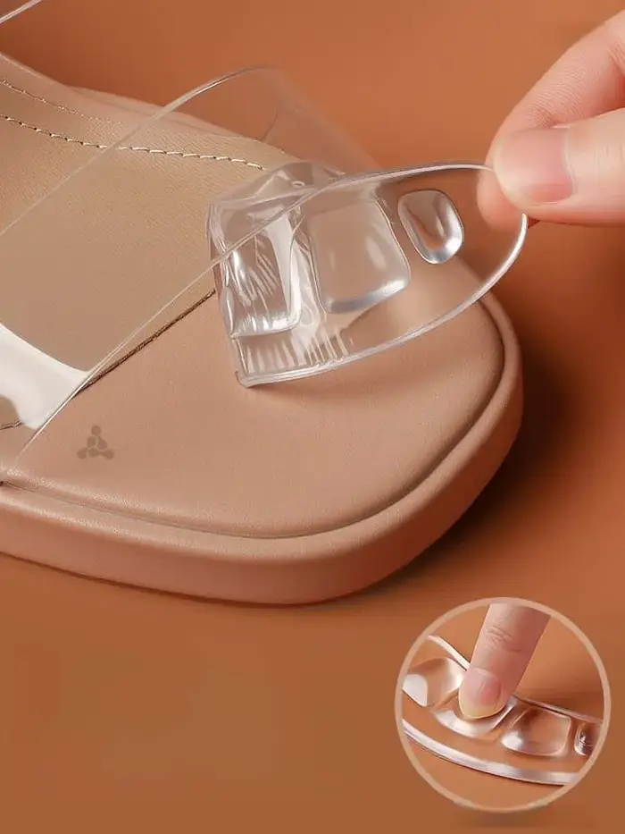 1 paire de semelles intérieures pour chaussures à talons hauts pour femmes (coussinets antidérapants pour l'avant-pied