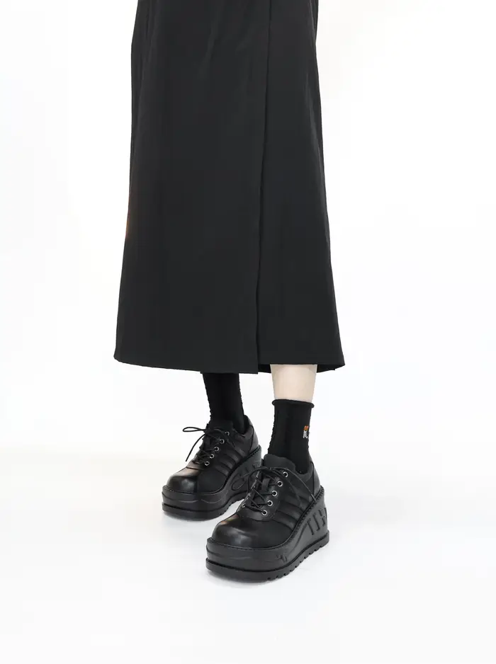 Bottes Gothiques à Semelles Compensées pour Femme