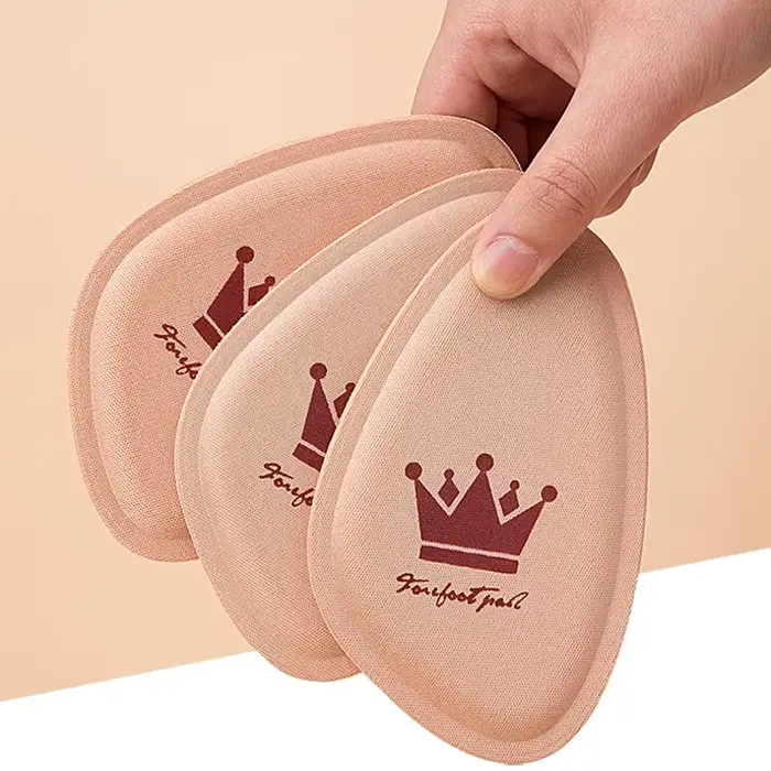1/2/5 paires femmes antidérapant couronne avant-pied coussinets soulagement de la douleur insérer demi taille semelles coussins Anti-douleur orthopédique demi-rembourages