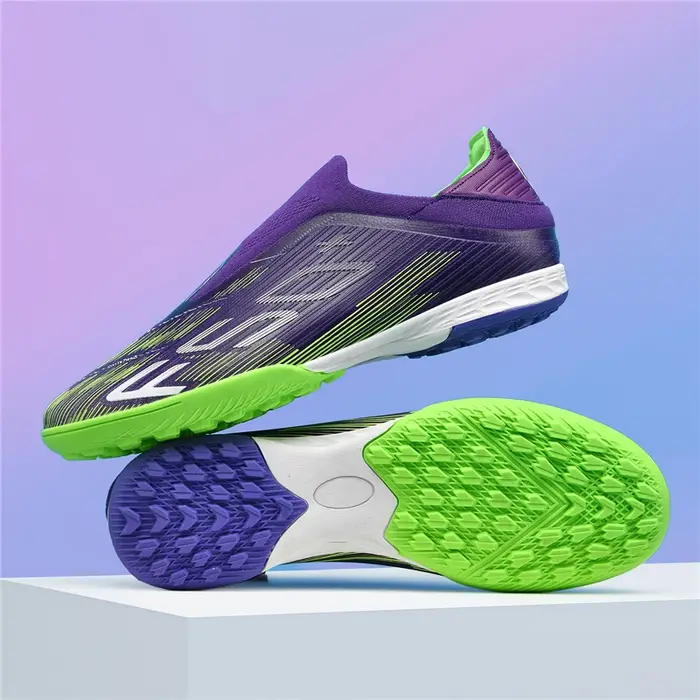 Nouvelles chaussures de football pour hommes, crampons confortables pour terrain synthétique, chauss