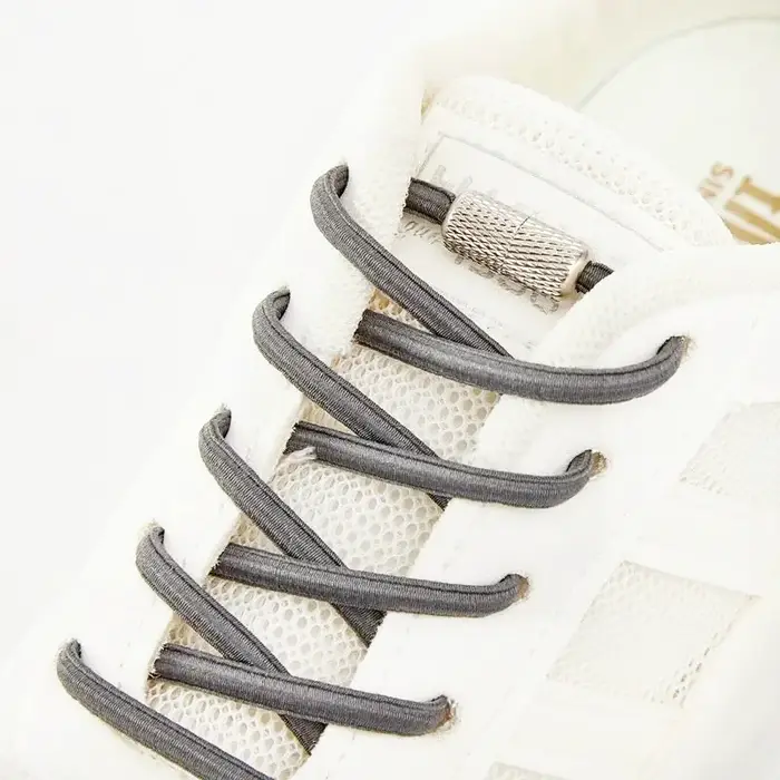 Lacets élastiques pour baskets, sans cravate, ronds de Tennis, sans attaches, pour enfants et adulte