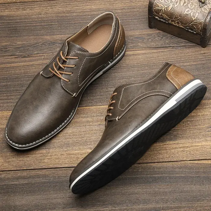 Hommes baskets à la mode chaussures en cuir confortables 2025