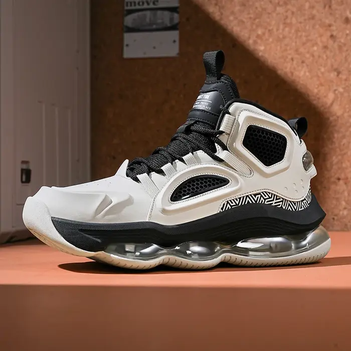 Chaussures de basket-ball pour hommes, respirantes, antidérapantes, portables, pour course à pied, e