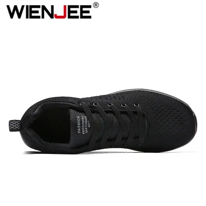 Hommes course marche tricot chaussure espadrilles décontractées respirant sport