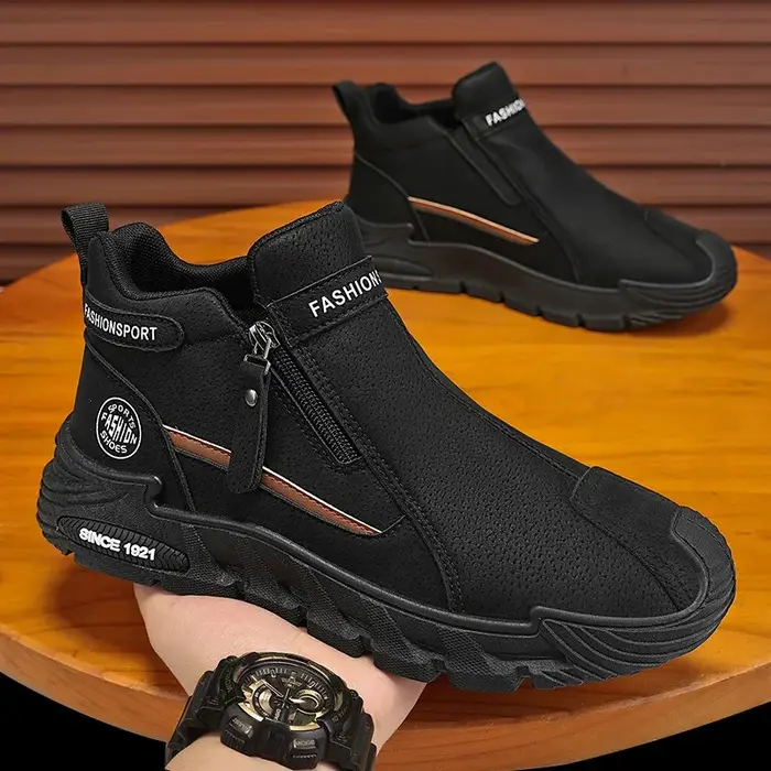 Chaussures de sport décontractées montantes pour hommes