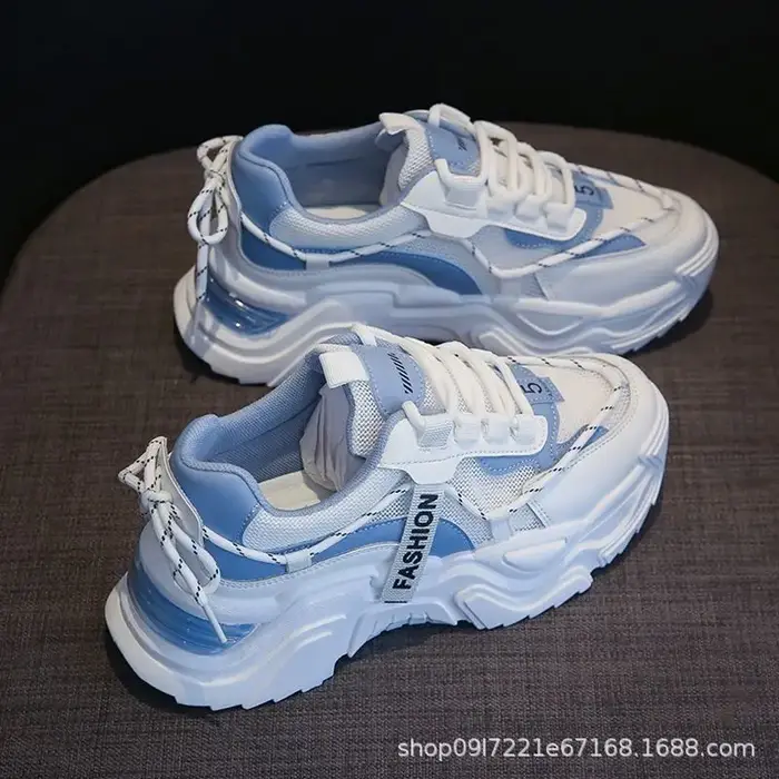 Chaussures de course pour femmes - Chaussures décontractées respirantes, fines et polyvalentes avec