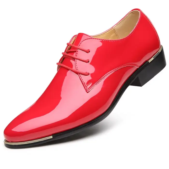 Chaussures en cuir verni pour hommes