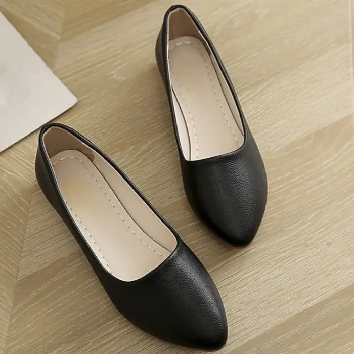 Chaussures Décontractées à Bout Jolie tu et Semelle Plate Souple, Nouvelle Collection pour Femme