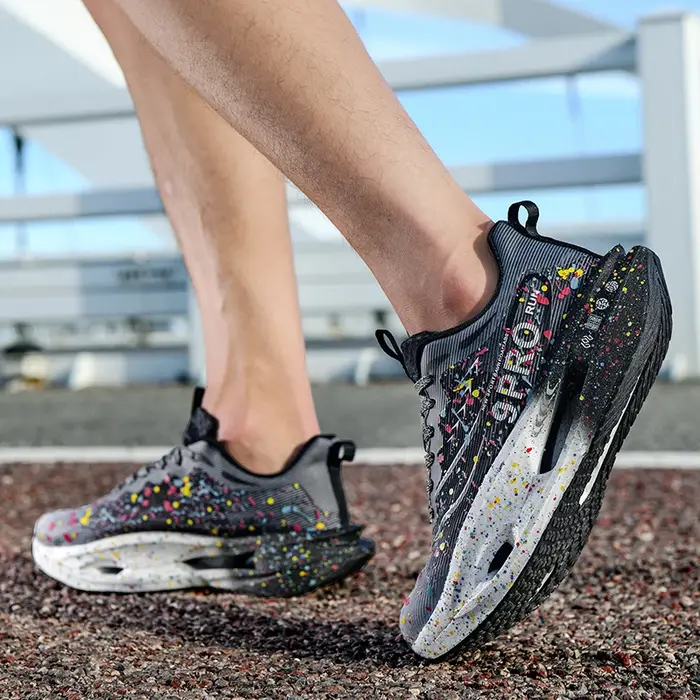 2025 nouvelles baskets pour hommes nuit fluorescente 3.0 plaque de carbone amorti chaussures de course