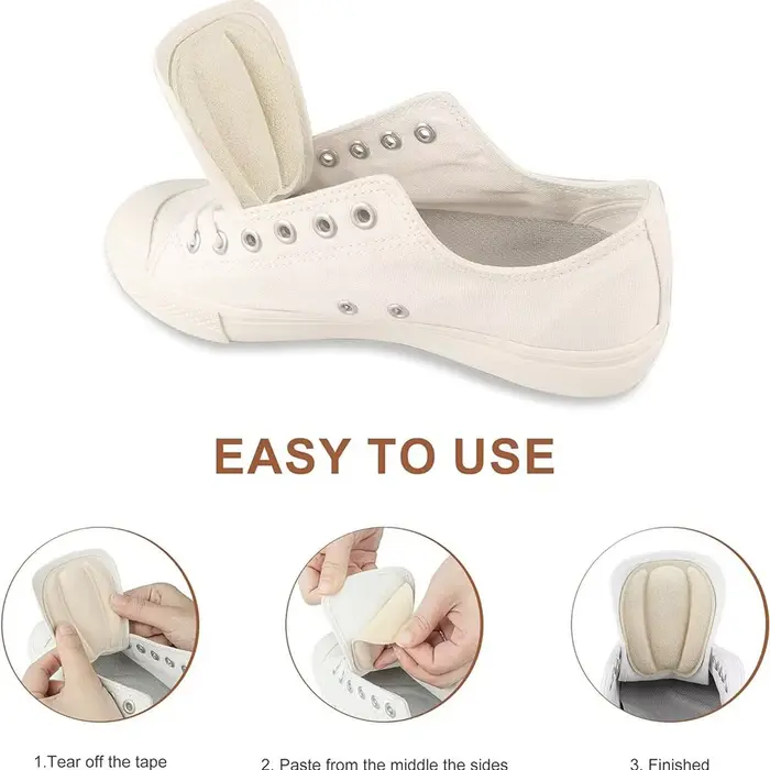 Coussinets de langue pour chaussures trop grandes
