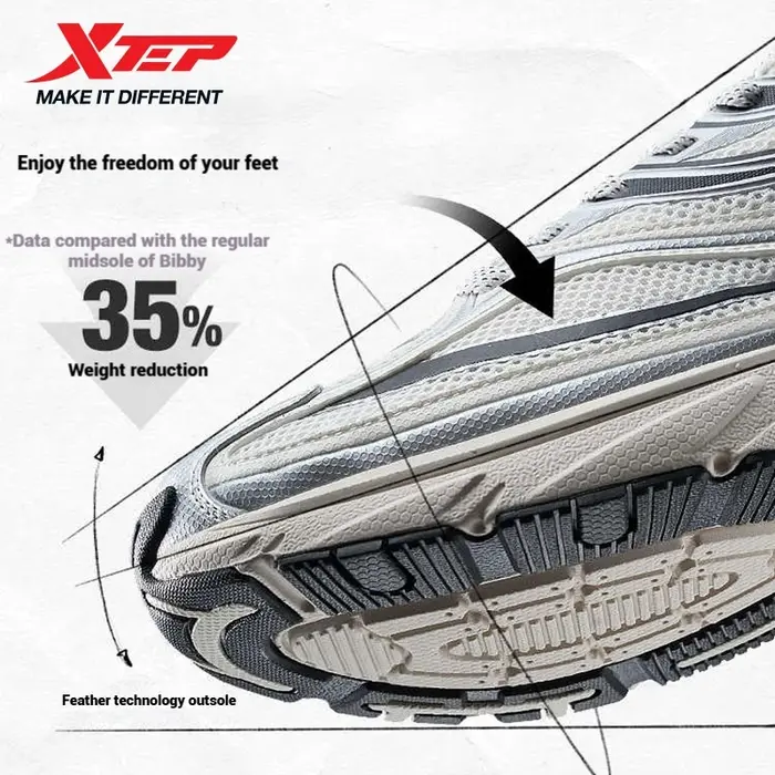 Xtep-Baskets rétro coordonnantes pour femmes