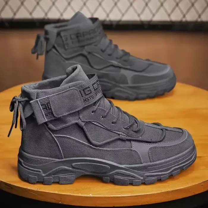 Chaussures de sport anti-ald résistantes à l'usure pour hommes, polyvalentes, décontractées, étudiants, extérieur, style campus, printemps, automne, nouveau, 2024