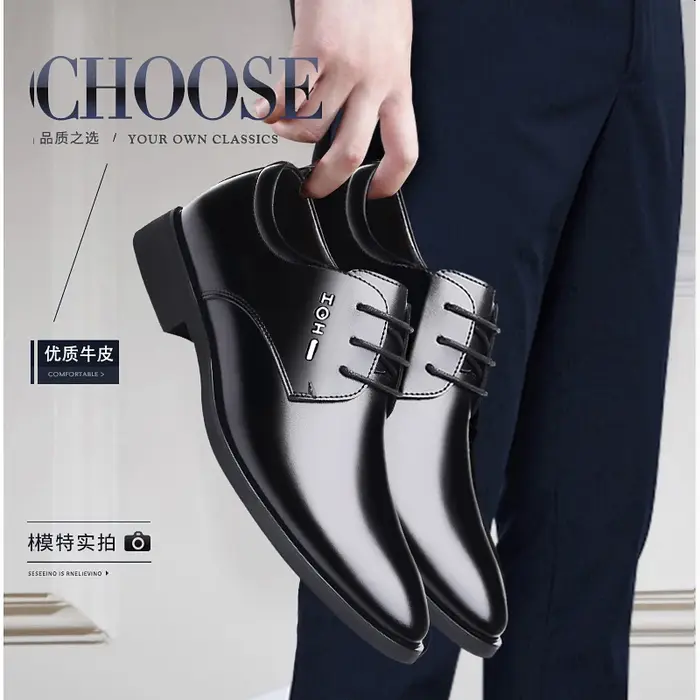 Nouvelles chaussures en cuir pour hommes