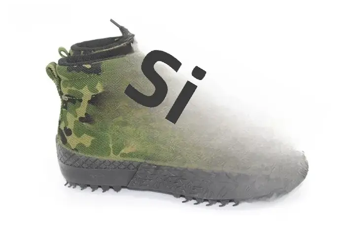 Chaussures d'entraînement montantes noires à double argent, chaussures de sécurité de travail confor