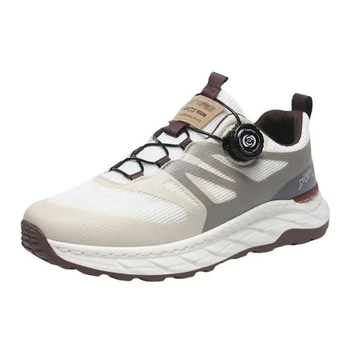 Chaussures de sport décontractées confortables avec bouton rotatif