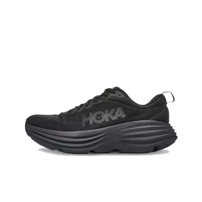 Hoka Bondi 8 Chaussures de course légères pour hommes et femmes, baskets respirantes avec amorti en tissu, baskets d'extérieur.