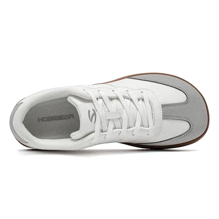 HOBIBEAR chaussures à bout large hommes femmes tissu minimaliste Sneaker à lacets