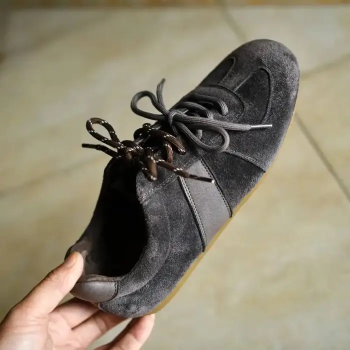 Chaussures de sport rétro à semelle épaisse pour femmes, chaussures Dequn à talon compensé, conforta