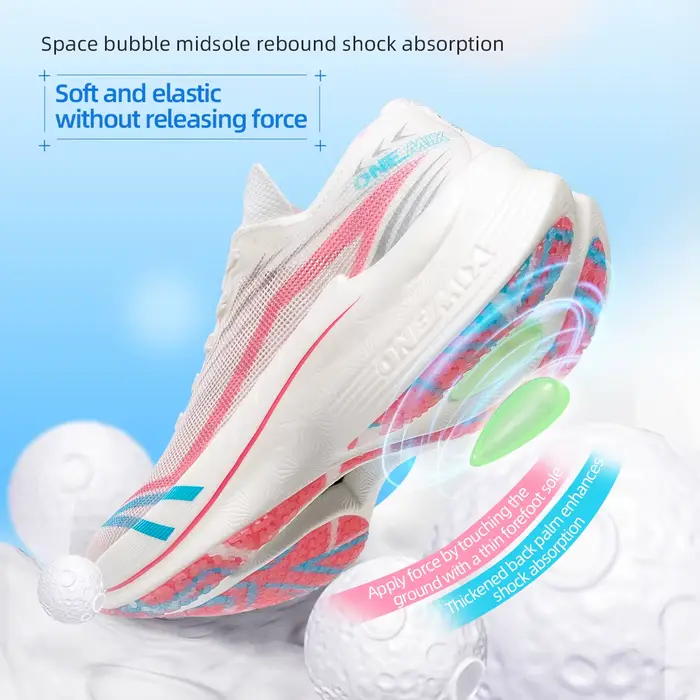 ONEMIX 2026 Tupo Nouvelle Chaussure de Course Marathon à Plaque Carbone Pro Tests Support Stable Amortissement Ultraléger Rebond Sneakers
