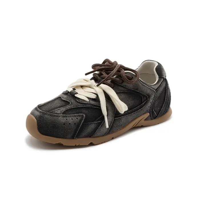 Baskets en cuir véritable pour femmes 2026 – Nouvelles chaussures d'entraînement allemandes antidérapantes