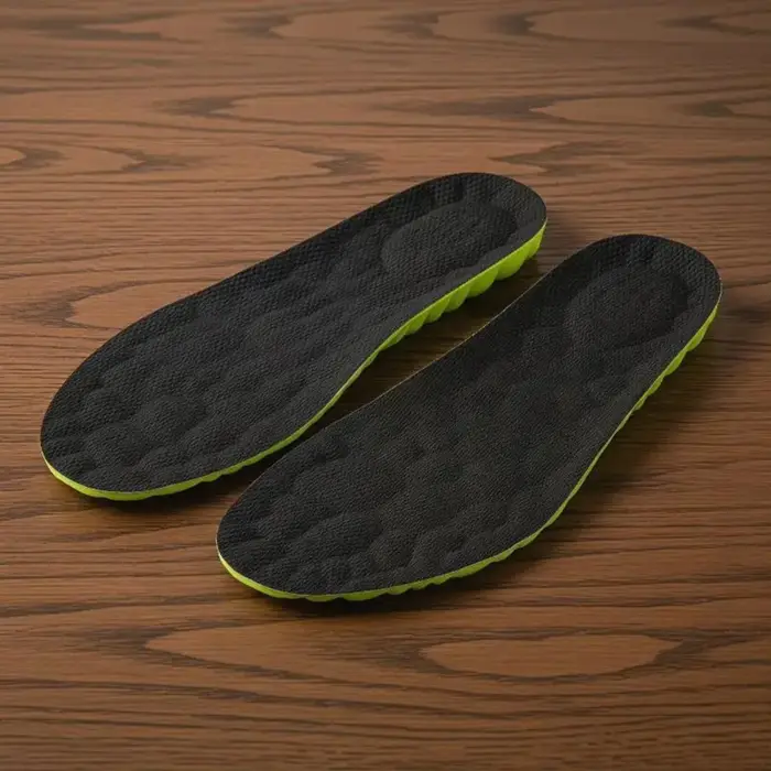 Semelles de sport 4D super douces, absorption des chocs, soutien de la voûte plantaire, coussinets orthopédiques pour la course et le basketball