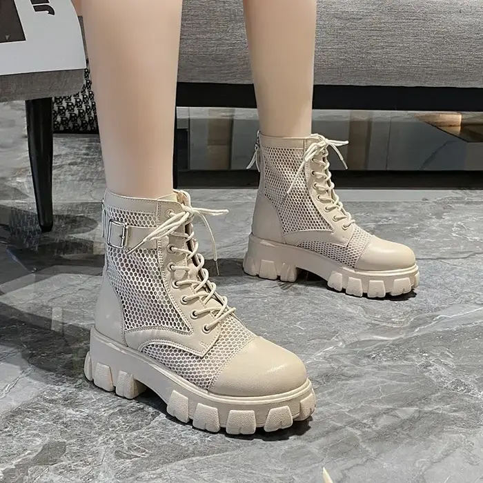 AphFête ta-Bottes Respirantes à Semelle Optique pour Femme