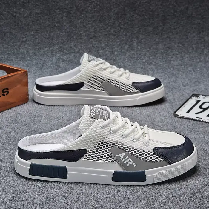 Baskets en Toile Plates Décontractées pour Homme