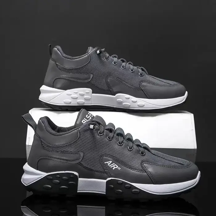 Semelle épaisse hommes baskets mode homme chaussure polyvalente vulcanisée