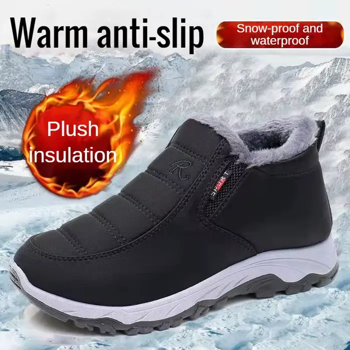 ​ Chaussures pour femmes automne hiver décontracté coton semelle épaisse chaud anti-dérapant abordab