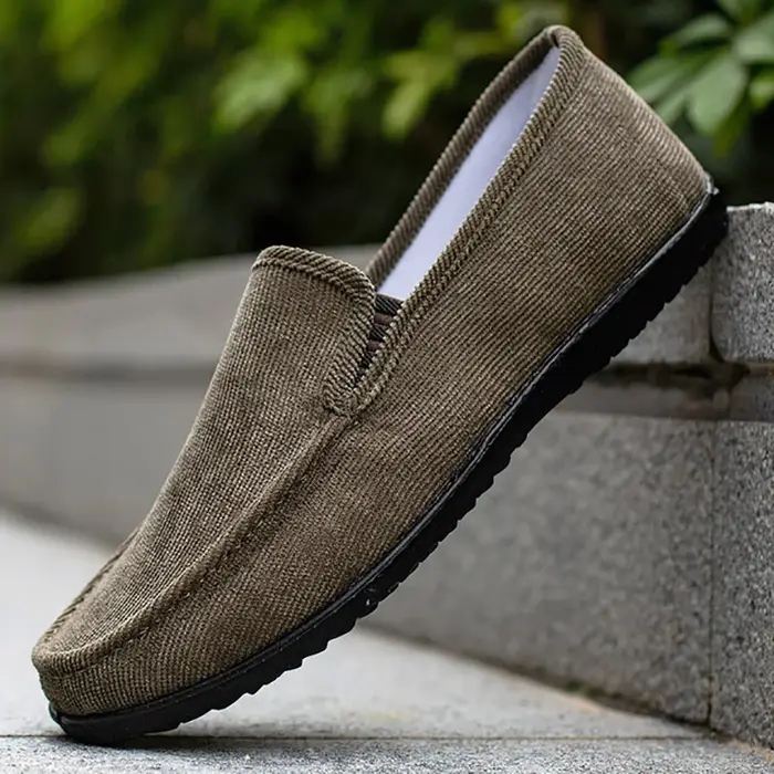 Mocassins en Toile Souple pour Homme