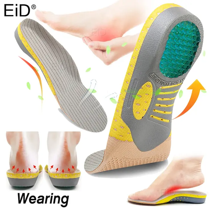 EiD — Semelles orthopédiques en PVC pour les chaussures, coussinet de soutien la voûte plantaire, id