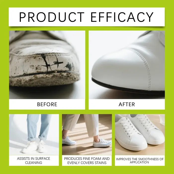 Nettoyant pour chaussures blanches Kit de nettoyage de baskets
