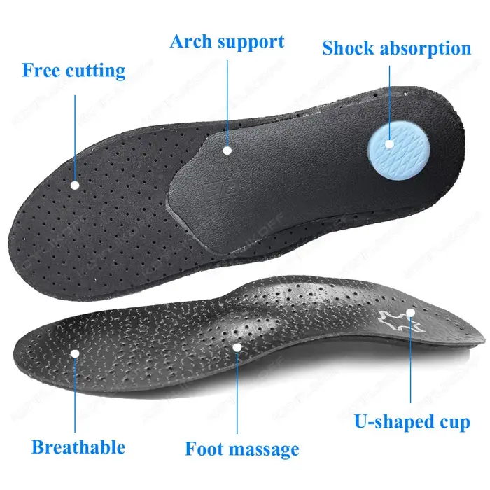 Semelles intérieures en cuir pour chaussures