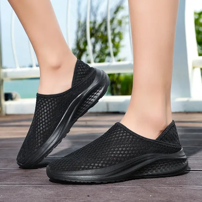 Femmes chaussures mocassins marche légère respirant été