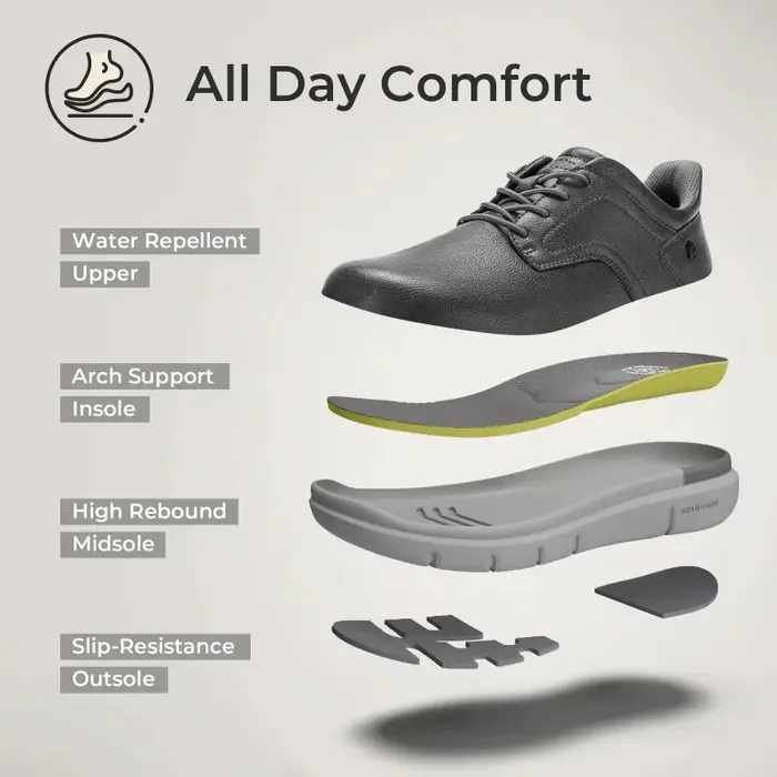 Mocassins larges en cuir pour hommes