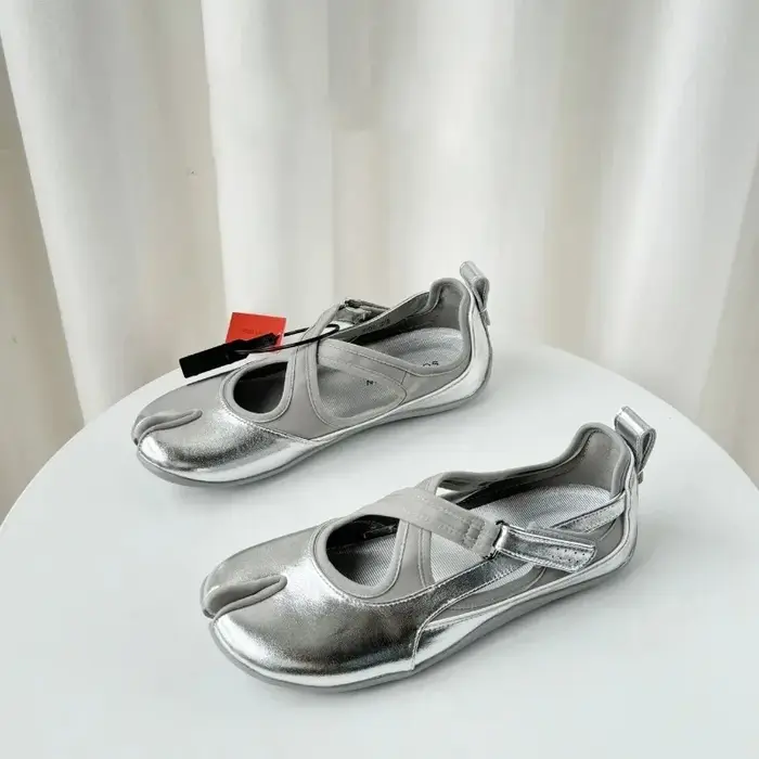 Chaussures plates décontractées Mary Jane à bout croisé pour femme