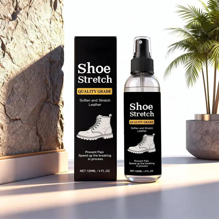 Spray d'embellissement et d'étirement pour chaussures 120 ml – Liquide professionnel pour soupleurs 