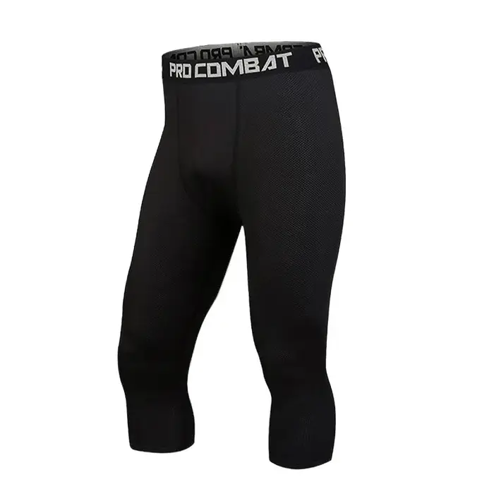 Collants de basket-ball à 7 points pour hommes, pantalons d'entraînement blancs à cinq points, compr