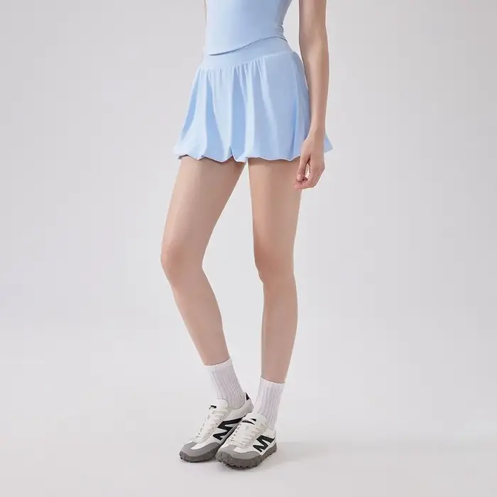 Jupe de sport d'été taille haute pour femme