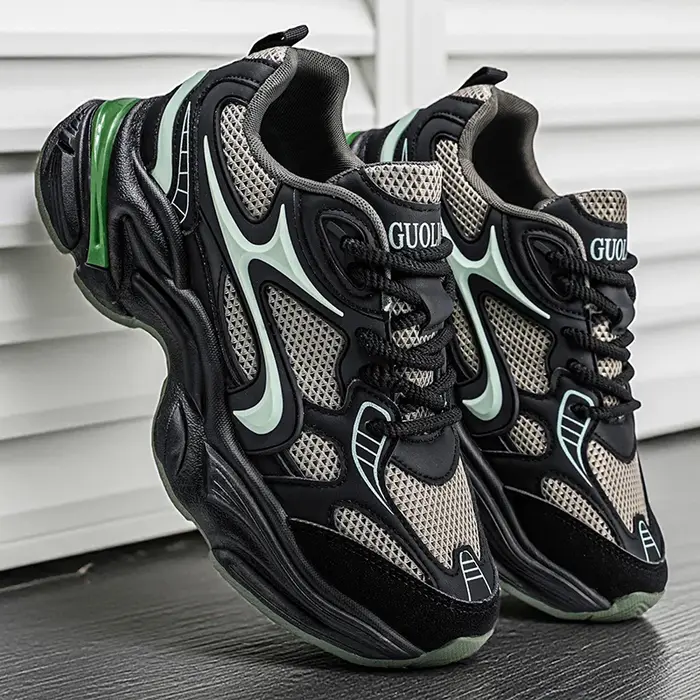 Chaussures de sport décontractées pour hommes, tendance et à la mode, polyvalentes pour un usage quotidien, très adaptées aux activités sportives, de remise en forme et de course à pied pour hommes.