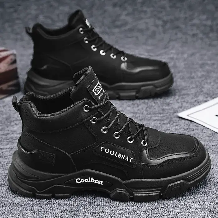 Chaussures montantes décontractées pour hommes, chaussures de randonnée en plein air, d'escalade, de