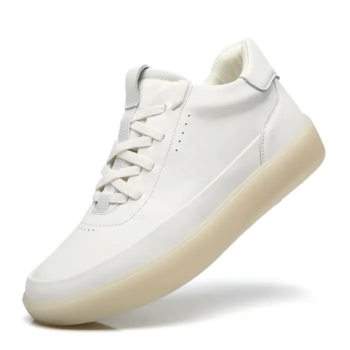 Baskets montantes en cuir pour hommes