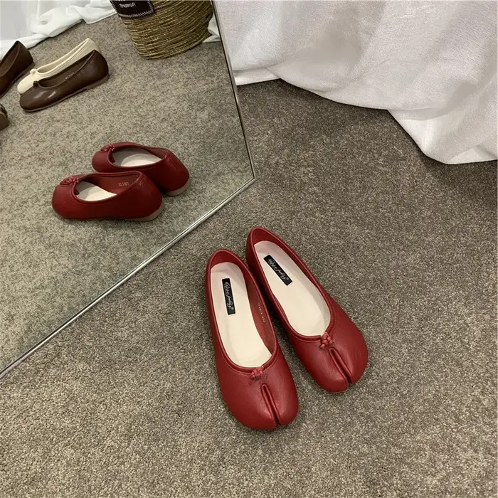 Chaussures de style japonais Tabi Ninja pour femmes