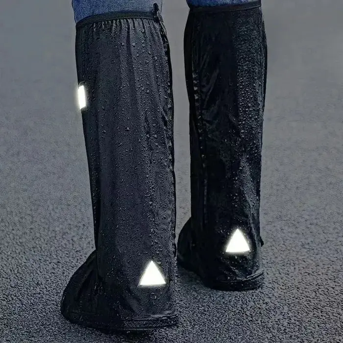 Couvre-chaussures de moto imperméables antidérapants pour la pluie et la neige